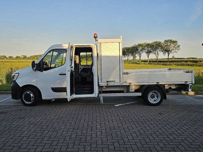 Renault MASTER 2.3 Dubbele Cabine Airco 3.5T-Trekhaak Open-Laadbak kist Dubbellucht ! foto 17