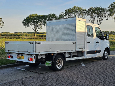 Renault MASTER 2.3 Dubbele Cabine Airco 3.5T-Trekhaak Open-Laadbak kist Dubbellucht ! foto 3