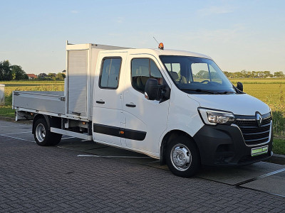 Renault MASTER 2.3 Dubbele Cabine Airco 3.5T-Trekhaak Open-Laadbak kist Dubbellucht ! foto 5
