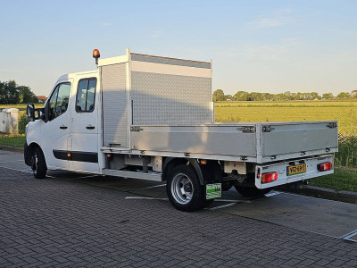Renault MASTER 2.3 Dubbele Cabine Airco 3.5T-Trekhaak Open-Laadbak kist Dubbellucht ! foto 6