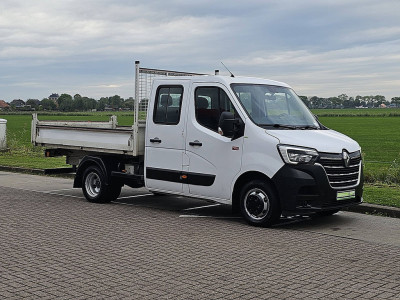 Renault MASTER 2.3 Dubbele Cabine Kipper Kist Dubbellucht Airco 3.5T-Trekhaak Euro6 145Pk! foto 5