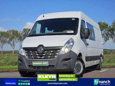 Renault MASTER 2.3 L3H2 Dubbele Cabine Airco NAP 1e Eigenaar Navi CruiseControl 145Pk Euro6