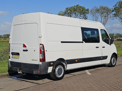 Renault MASTER 2.3 L3H2 Dubbele Cabine Airco NAP 1e Eigenaar Navi CruiseControl 145Pk Euro6 foto 3