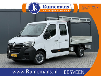 Renault Master 2.3 dCi 135 PK / PICK UP / 27.239 KM! / 7-PERS DUBBELE CABINE / IMPERIAAL / 2.5 TONS TREKHAAK / AIRCO / CRUISE