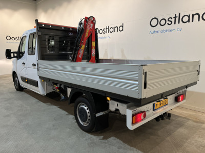 Renault Master 2.3 dCi 145 PK L3 DC Dubbel Cabine Open Laadbak / Fassi Kraan / Euro 6 / Airco / Trekhaak / Cruise Control / 7-Zits / 20.200 KM !! 12
