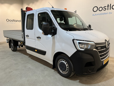 Renault Master 2.3 dCi 145 PK L3 DC Dubbel Cabine Open Laadbak / Fassi Kraan / Euro 6 / Airco / Trekhaak / Cruise Control / 7-Zits / 20.200 KM !! 20