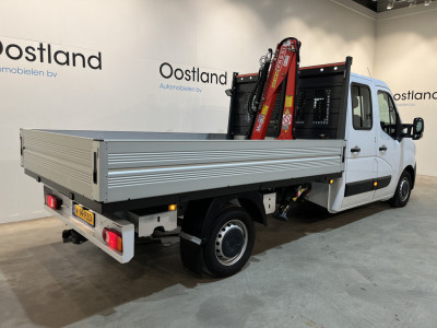 Renault Master 2.3 dCi 145 PK L3 DC Dubbel Cabine Open Laadbak / Fassi Kraan / Euro 6 / Airco / Trekhaak / Cruise Control / 7-Zits / 20.200 KM !! 21