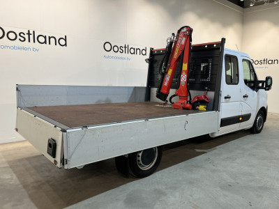 Renault Master 2.3 dCi 145 PK L3 DC Dubbel Cabine Open Laadbak / Fassi Kraan / Euro 6 / Airco / Trekhaak / Cruise Control / 7-Zits / 20.200 KM !! 4