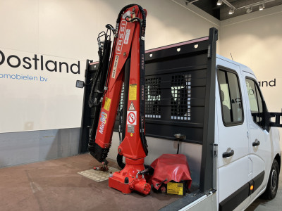 Renault Master 2.3 dCi 145 PK L3 Open Laadbak / Fassi Kraan / Euro 6 / Airco / Trekhaak / Cruise Control / 3-Zits / 55.000 KM !! foto 12
