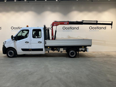 Renault Master 2.3 dCi 145 PK L3 Open Laadbak / Fassi Kraan / Euro 6 / Airco / Trekhaak / Cruise Control / 3-Zits / 65.000 KM !! foto 2