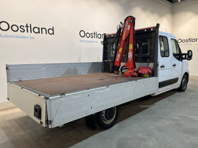 Renault Master 2.3 dCi 145 PK L3 Open Laadbak / Fassi Kraan / Euro 6 / Airco / Trekhaak / Cruise Control / 3-Zits / 65.000 KM !! foto 4