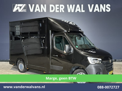 Renault Master 2.3 dCi 150pk **MARGE, geen BTW** L2H1 Paardenwagen Euro6 Airco | Camera | Cruisecontrol | Trekhaak Bijrijdersbank