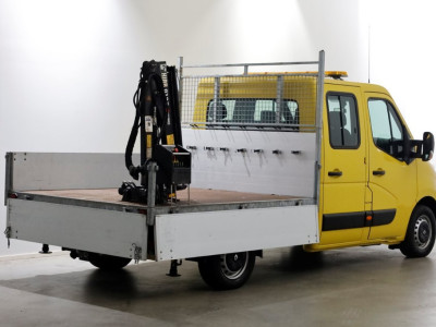 Renault Master T35 2.3 dCi 130pk E6 L2H1 D.C. Open Laadbak + HIAB 013T Kraan 12-2016 foto 15