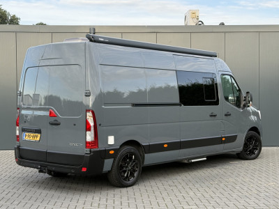 Renault Master T35 2.3 dCi 180 PK AUTOMAAT / L3H2 / CAMPER / BPM VRIJ GRIJS KENTEKEN / ZONNEPANEEL / THULE LUIFEL + TENT / VENTILATIE / CAMERA / TREKHAAK foto 4