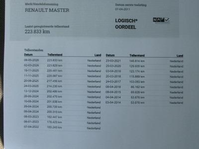 Renault Master T35 2.3 dCi L2 Chassis Engine defect foto 15
