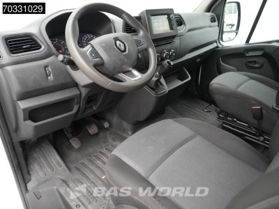 Renault Master 130PK Dubbel Cabine Kipper met Kist Dubbellucht 3,5t Trekhaak LED Airco Cruise Euro6 Tipper Benne Kieper Airco Trekhaak Cruise control 3