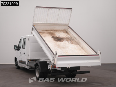 Renault Master 130PK Dubbel Cabine Kipper met Kist Dubbellucht 3,5t Trekhaak LED Airco Cruise Euro6 Tipper Benne Kieper Airco Trekhaak Cruise control 6