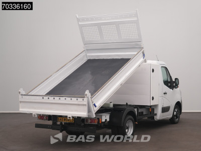 Renault Master 130PK Kipper 3,5t Trekhaak Dubbellucht met Kist Airco Cruise Euro6 Benne Kieper Tipper Airco Trekhaak Cruise control foto 2