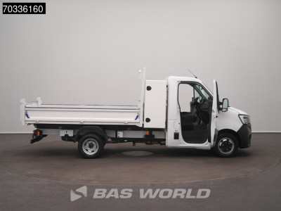 Renault Master 130PK Kipper 3,5t Trekhaak Dubbellucht met Kist Airco Cruise Euro6 Benne Kieper Tipper Airco Trekhaak Cruise control foto 7