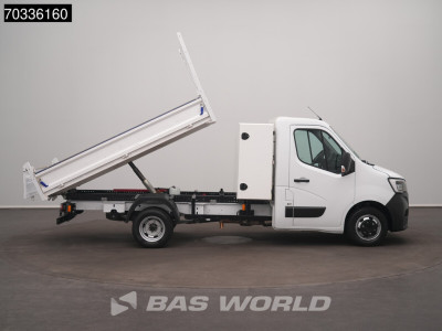 Renault Master 130PK Kipper 3,5t Trekhaak Dubbellucht met Kist Airco Cruise Euro6 Benne Kieper Tipper Airco Trekhaak Cruise control foto 8