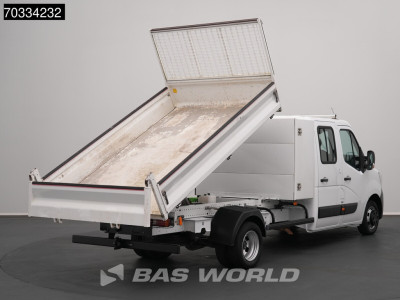 Renault Master 130PK Kipper Dubbele Cabine Dubbellucht Airco 3,5t Trekhaak Euro6 Benne Kieper Doka Mixto Airco Dubbel cabine Trekhaak Cruise control foto 2