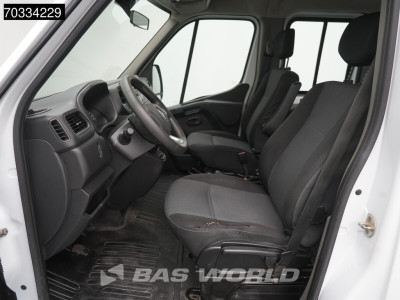 Renault Master 130PK Kipper Dubbele Cabine Dubbellucht Airco 3,5t Trekhaak Euro6 Benne Kieper Doka Mixto Airco Dubbel cabine Trekhaak Cruise control foto 20