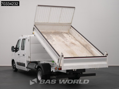 Renault Master 130PK Kipper Dubbele Cabine Dubbellucht Airco 3,5t Trekhaak Euro6 Benne Kieper Doka Mixto Airco Dubbel cabine Trekhaak Cruise control foto 6