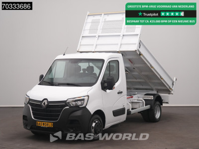 Renault Master 130PK Kipper Dubbellucht 3,5t Trekhaak Airco Cruise Euro6 Tipper Benne Kieper Airco Trekhaak Cruise control