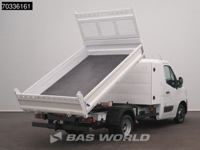 Renault Master 130PK Kipper Dubbellucht Kist Airco 3,5t Trekhaak Cruise Euro6 Benne Kieper Tipper Airco Trekhaak Cruise control foto 2