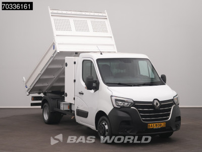 Renault Master 130PK Kipper Dubbellucht Kist Airco 3,5t Trekhaak Cruise Euro6 Benne Kieper Tipper Airco Trekhaak Cruise control foto 5