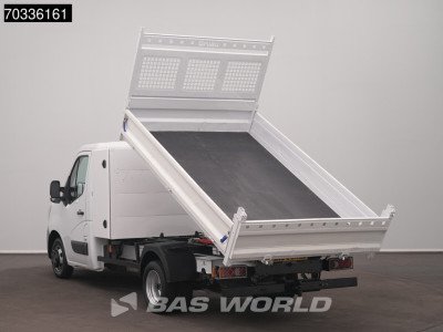 Renault Master 130PK Kipper Dubbellucht Kist Airco 3,5t Trekhaak Cruise Euro6 Benne Kieper Tipper Airco Trekhaak Cruise control foto 6