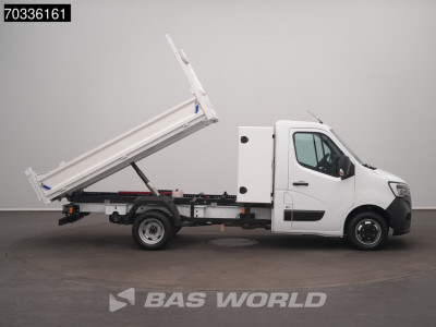 Renault Master 130PK Kipper Dubbellucht Kist Airco 3,5t Trekhaak Cruise Euro6 Benne Kieper Tipper Airco Trekhaak Cruise control foto 8