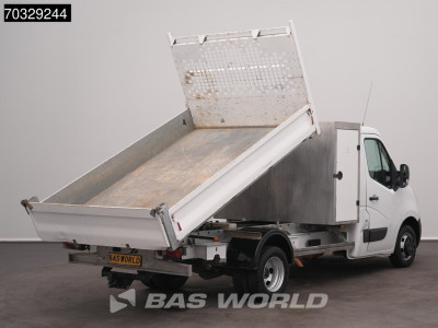 Renault Master 130PK Kipper met Kist Dubbellucht 3,5t Trekhaak Airco Cruise Euro6 Tipper Benne Kieper Airco Trekhaak Cruise control 2