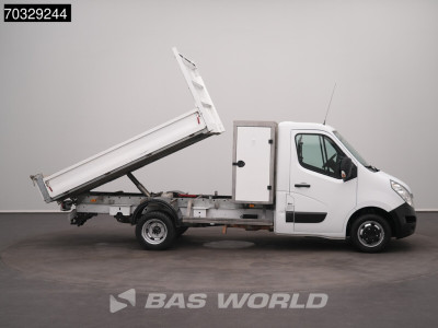 Renault Master 130PK Kipper met Kist Dubbellucht 3,5t Trekhaak Airco Cruise Euro6 Tipper Benne Kieper Airco Trekhaak Cruise control 8