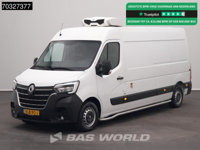 Renault Master 130PK Koelwagen Zanotti Z350 230v Stekker L3H2 Navi Airco Cruise Camera Parkeersensoren v+a Euro6 L3 Airco Cruise control