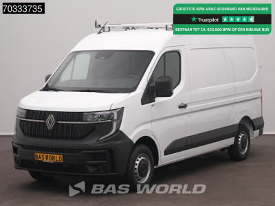 Renault Master 130PK L2H2 New Model! Airco Carplay Cruise Imperiaal Ladder LED Parkeersensoren Euro6 Airco Cruise control