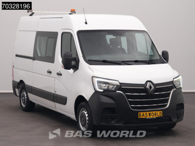 Renault Master 135PK Dubbel Cabine L2H2 LED Airco Cruise Camera Parkeersensoren Werkplaatsinrichting Euro6 L2 DC Doka Mixto Airco Trekhaak Cruise control 5