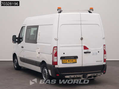 Renault Master 135PK Dubbel Cabine L2H2 LED Airco Cruise Camera Parkeersensoren Werkplaatsinrichting Euro6 L2 DC Doka Mixto Airco Trekhaak Cruise control 6