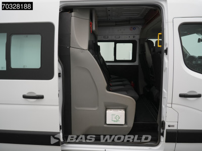 Renault Master 135PK Dubbel Cabine L2H2 Trekhaak LED Airco Camera Parkeersensoren Werkplaatsinrichting Euro6 DC Doka Mixto Airco Trekhaak 14