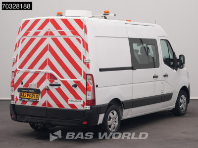 Renault Master 135PK Dubbel Cabine L2H2 Trekhaak LED Airco Camera Parkeersensoren Werkplaatsinrichting Euro6 DC Doka Mixto Airco Trekhaak 2