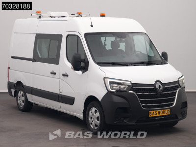 Renault Master 135PK Dubbel Cabine L2H2 Trekhaak LED Airco Camera Parkeersensoren Werkplaatsinrichting Euro6 DC Doka Mixto Airco Trekhaak 5