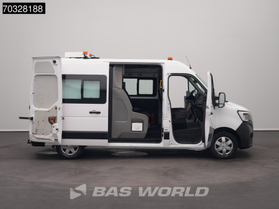 Renault Master 135PK Dubbel Cabine L2H2 Trekhaak LED Airco Camera Parkeersensoren Werkplaatsinrichting Euro6 DC Doka Mixto Airco Trekhaak 7