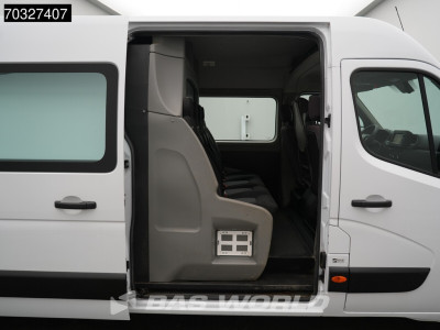 Renault Master 135PK Dubbel Cabine L3H2 LED Airco Parkeersensoren Werkplaatsinrichting Zwaailampen Euro6 L3 Long DC Doka Mixto Airco Cruise control foto 12