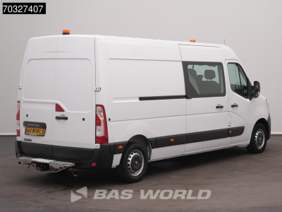 Renault Master 135PK Dubbel Cabine L4H2 LED Airco Parkeersensoren Werkplaatsinrichting Zwaailampen Euro6 L4 Long DC Doka Mixto Airco Cruise control 2