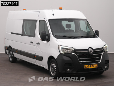Renault Master 135PK Dubbel Cabine L4H2 LED Airco Parkeersensoren Werkplaatsinrichting Zwaailampen Euro6 L4 Long DC Doka Mixto Airco Cruise control 5