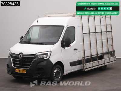 Renault Master 135PK Glasresteel L2H2 Trekhaak Navi Airco Cruise Imperiaal Parkeersensoren Euro6 Resteel Glas Airco Trekhaak Cruise control