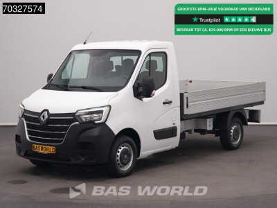 Renault Master 135PK Open Laadbak LED Airco Cruise Euro6 Pritsche Pickup Open Box Airco Cruise control