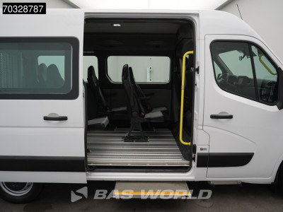 Renault Master 135PK Passenger Transport Personenvervoer 8 Persoons Ramp L2H2 LED Navi Airco Cruise Camera Parkeersensoren Euro6 L2 TV Taxi Rolstoelvervoer Wheelchair Airco Cruise control 11