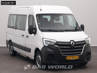 Renault Master 135PK Passenger Transport Personenvervoer 8 Persoons Ramp L2H2 LED Navi Airco Cruise Camera Parkeersensoren Euro6 L2 TV Taxi Rolstoelvervoer Wheelchair Airco Cruise control 5