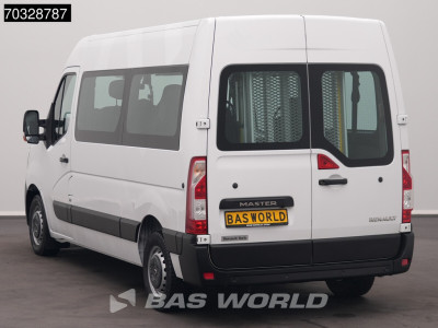 Renault Master 135PK Passenger Transport Personenvervoer 8 Persoons Ramp L2H2 LED Navi Airco Cruise Camera Parkeersensoren Euro6 L2 TV Taxi Rolstoelvervoer Wheelchair Airco Cruise control 6